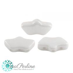 Delos® par Puca® Opaque White Ceramic Look 6X11 mm 5 gr