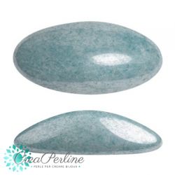 Cabochon 3D Athos® par Puca® Opaque Blue Ceramic Look 20x10