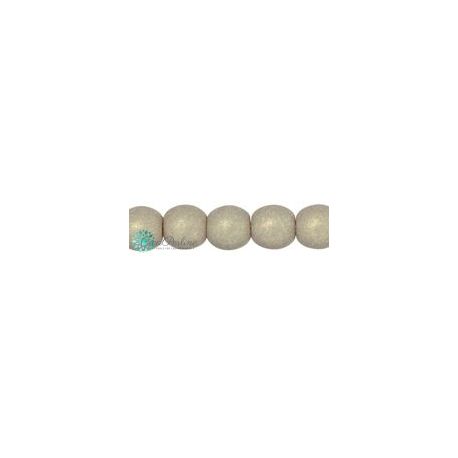 100 Pz Perle in vetro di boemia tonde  Neon Sand 3 mm