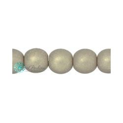30 Pz Perle in vetro di boemia tonde  Neon Sand 6 mm