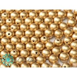 Perla in Vetro di Boemia 3 mm - Aztec Gold - 50 pezzi