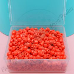 Perle di Conteria in vetro  4 mm Coral - 15 grammi