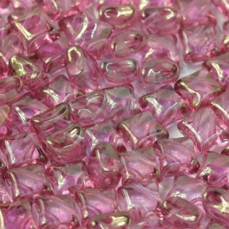 Wibeduo® 8x8mm -  Crystal Red Luster - 10 Pezzi 