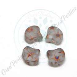 Perline Ginko Duo Vacuum Coating Star Crystal Mat - 5 gr