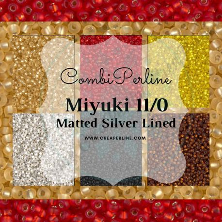 CombiPerline miyuki 11/0 Finitura Matted  30 gr 