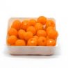 Rondelle cipollotti briolette - Cristallo - Arancio opaque melon - 4x3mm - 1 filo +/- 50 pezzi