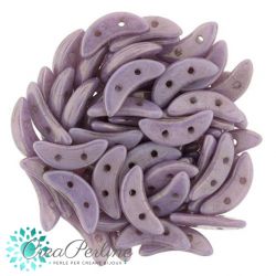 Crescent 3 x 10 mm - Opaque Luster Lilac - 5 grammi