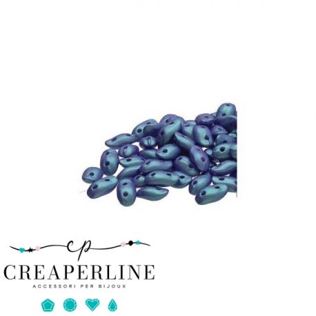 Perline wave 3x7mm Tropical Blue Grape 5gr