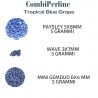 CombiPerline Palette Perline Ceche Colore Tropical blue Grape -25 grammi