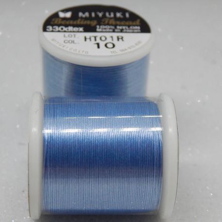 Filo Miyuki per tessitura embroidery Light Blue 10 50 mt 0.25