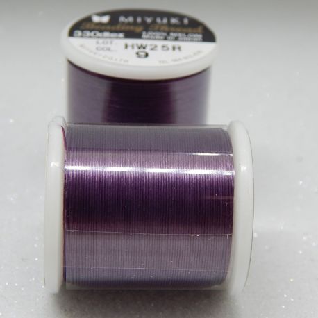 Filo Miyuki per tessitura embroidery Viola Purple 9 50 mt 0.25
