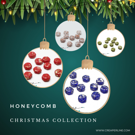 CombiPerline Honeycomb Christmas Collection 40 pezzi
