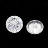 Charms Ciondolo zircone punta di diamante crystal 4 mm - 10 pezzi  