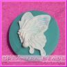Cammeo Butterfly Collection Base Menta 40x30 mm in resina