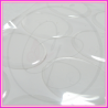 Cabochon ovale clear in resina 40X30 mm