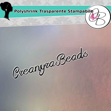 1 Foglio POLYSHRINK Stampabile trasparente 267x203 