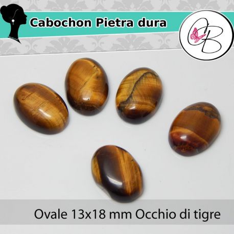  Cabochon Ovale Pietra dura 13X18mm Opalite